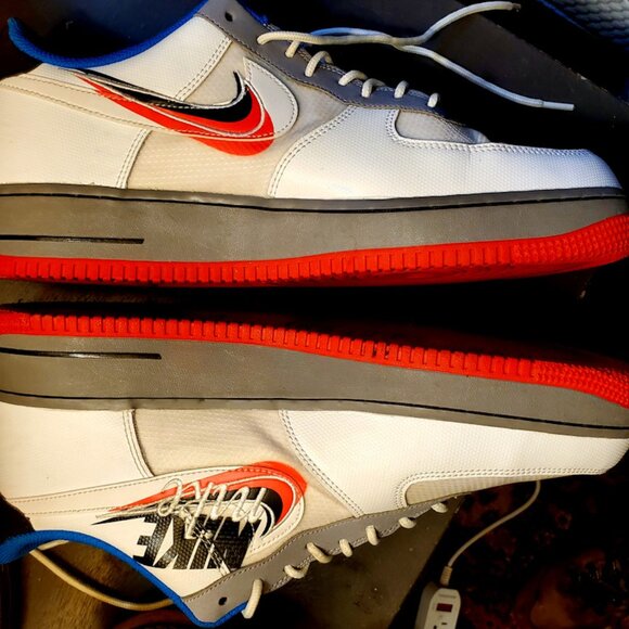 Nice Nike Air Force 1 07 One Low Time Capsule Script CT1620-100 Men's Size 11 😍 - Picture 2 of 5